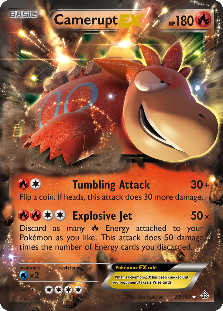 Camerupt EX (29/160) [XY: Primal Clash] | Gam3 Escape