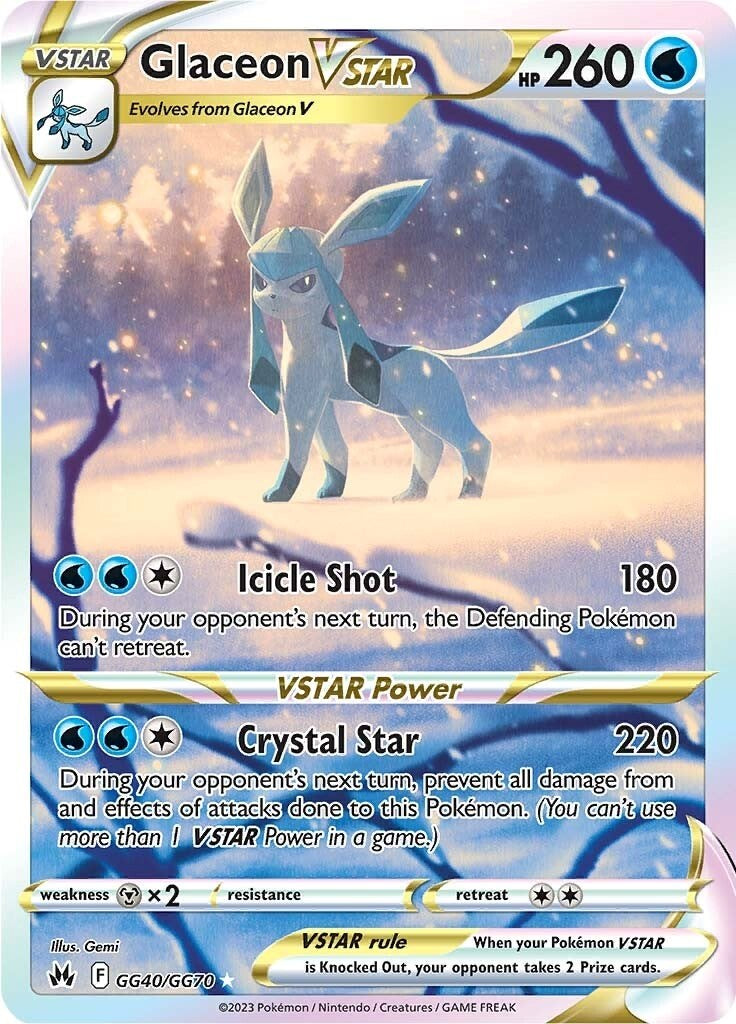 Glaceon VSTAR (GG40/GG70) [Sword & Shield: Crown Zenith] | Gam3 Escape