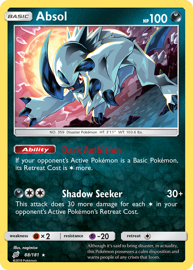 Absol (88/181) [Sun & Moon: Team Up] | Gam3 Escape