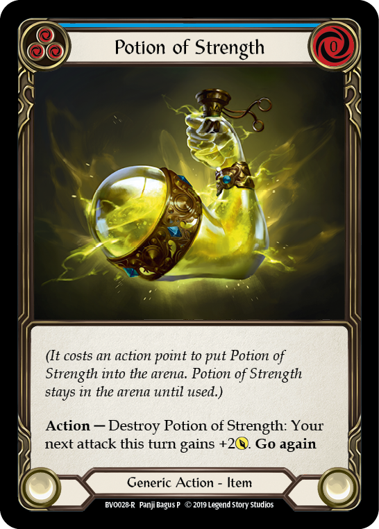 Potion of Strength [BVO028-R] 1st Edition Normal | Gam3 Escape