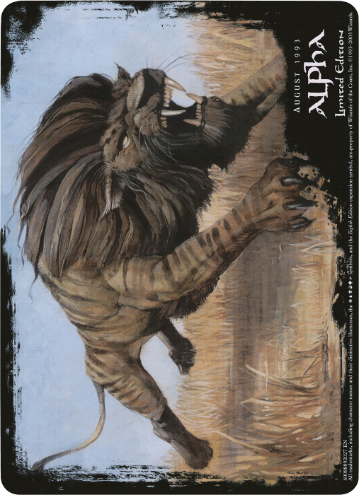 Savannah Lions (Oversized) [Eighth Edition Box Topper] | Gam3 Escape