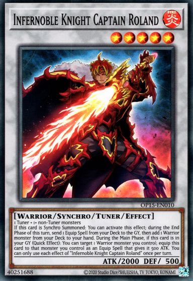Infernoble Knight Captain Roland [OP15-EN010] Super Rare | Gam3 Escape