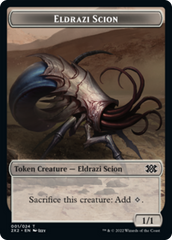 Zombie // Eldrazi Scion Double-sided Token [Double Masters 2022 Tokens] | Gam3 Escape