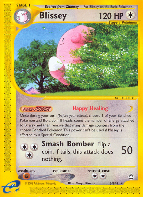 Blissey (6/147) [Aquapolis] | Gam3 Escape