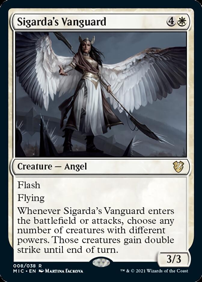 Sigarda's Vanguard [Innistrad: Midnight Hunt Commander] | Gam3 Escape