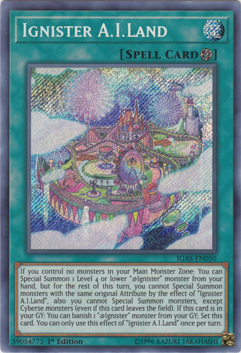 Ignister A.I.Land [IGAS-EN050] Secret Rare | Gam3 Escape