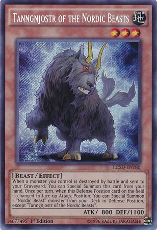 Tanngnjostr of the Nordic Beasts [LC5D-EN180] Secret Rare | Gam3 Escape