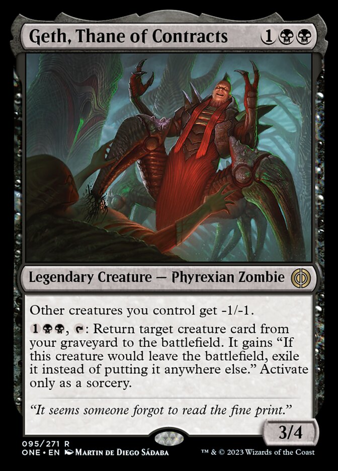 Geth, Thane of Contracts [Phyrexia: All Will Be One] | Gam3 Escape
