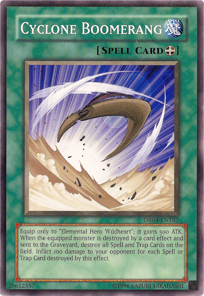Cyclone Boomerang [DR04-EN162] Common | Gam3 Escape