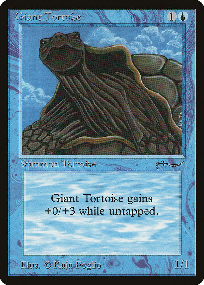 Giant Tortoise (Light Mana Cost) [Arabian Nights] | Gam3 Escape