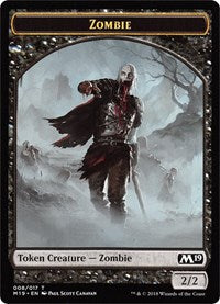 Zombie // Thopter Double-sided Token (Game Night) [Core Set 2019 Tokens] | Gam3 Escape