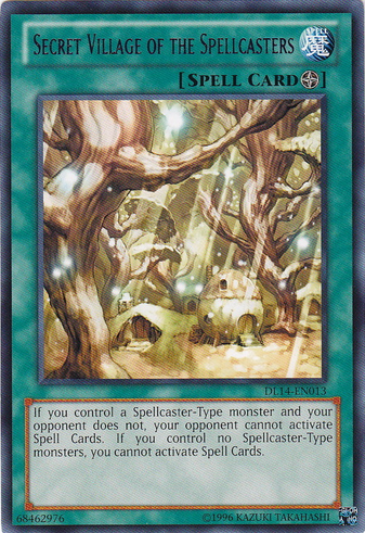 Secret Village of the Spellcasters (Blue) [DL14-EN013] Rare | Gam3 Escape