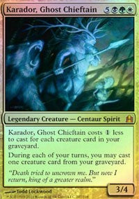 Karador, Ghost Chieftain (Oversized) [Commander 2011 Oversized] | Gam3 Escape