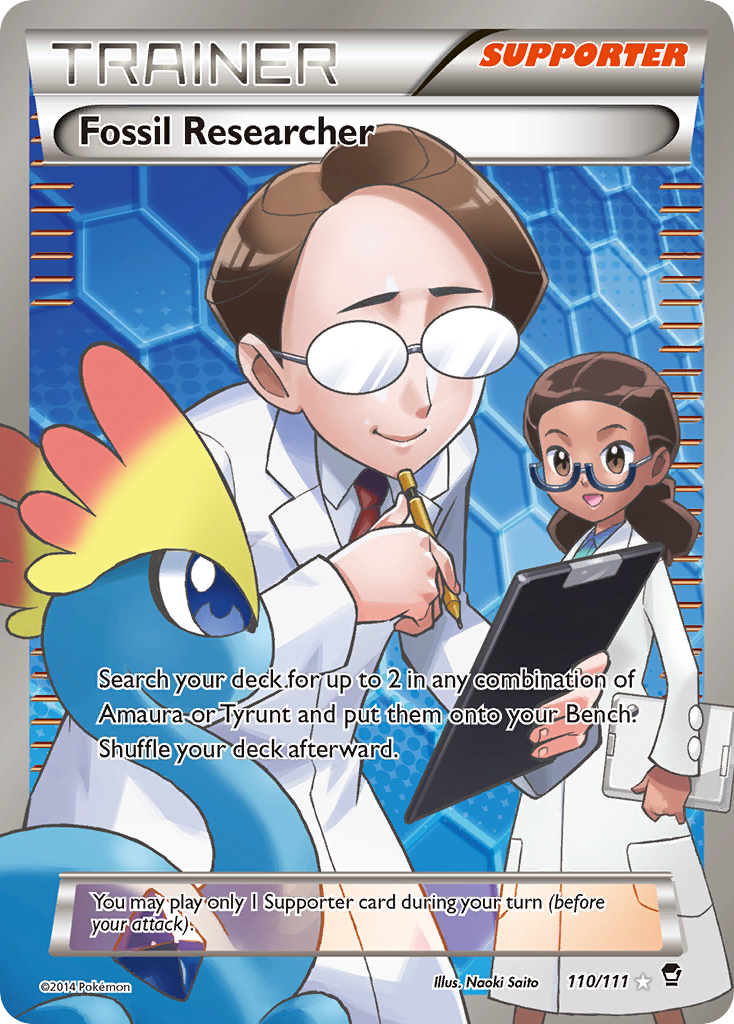 Fossil Researcher (110/111) [XY: Furious Fists] | Gam3 Escape