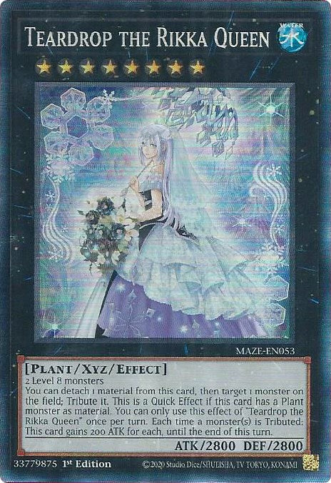 Teardrop the Rikka Queen [MAZE-EN053] Collector's Rare | Gam3 Escape