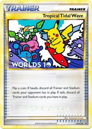 Tropical Tidal Wave (HGSS18) (Top 16) [HeartGold & SoulSilver: Black Star Promos] | Gam3 Escape