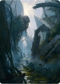 Swamp 2 Art Card [Zendikar Rising Art Series] | Gam3 Escape