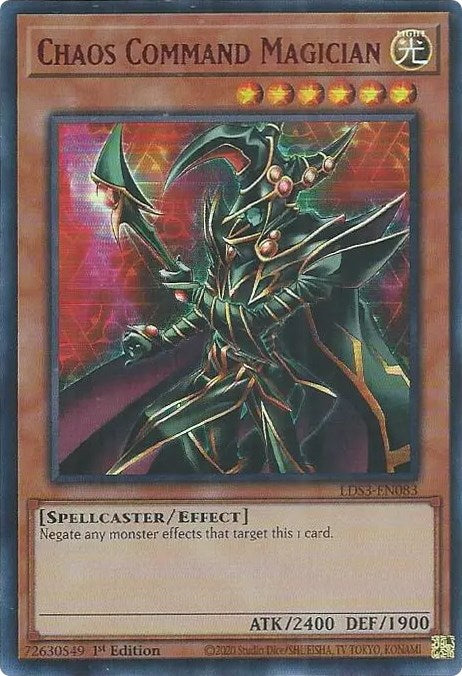 Chaos Command Magician (Red) [LDS3-EN083] Ultra Rare | Gam3 Escape