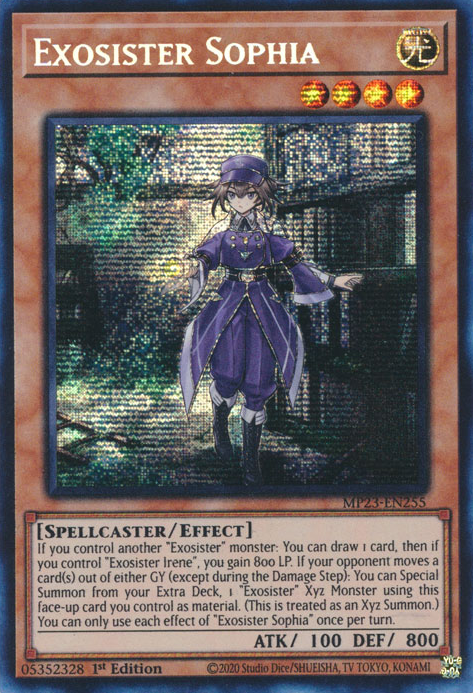 Exosister Sophia [MP23-EN255] Prismatic Secret Rare | Gam3 Escape