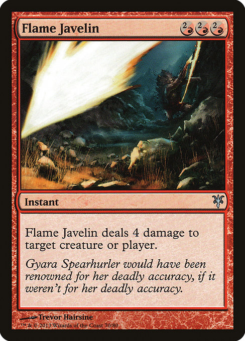Flame Javelin [Duel Decks: Sorin vs. Tibalt] | Gam3 Escape