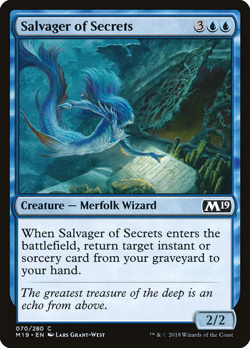 Salvager of Secrets [Core Set 2019] | Gam3 Escape