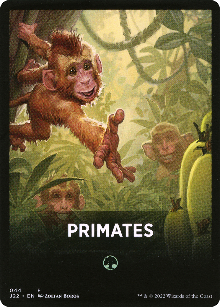 Primates Theme Card [Jumpstart 2022 Front Cards] | Gam3 Escape