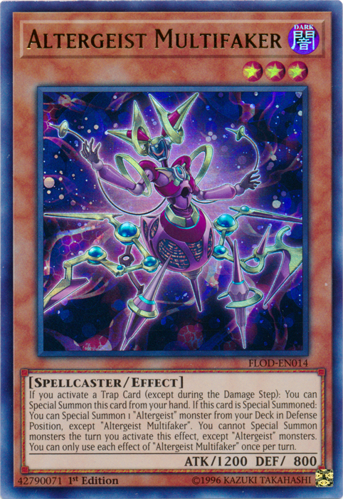 Altergeist Multifaker [FLOD-EN014] Ultra Rare | Gam3 Escape