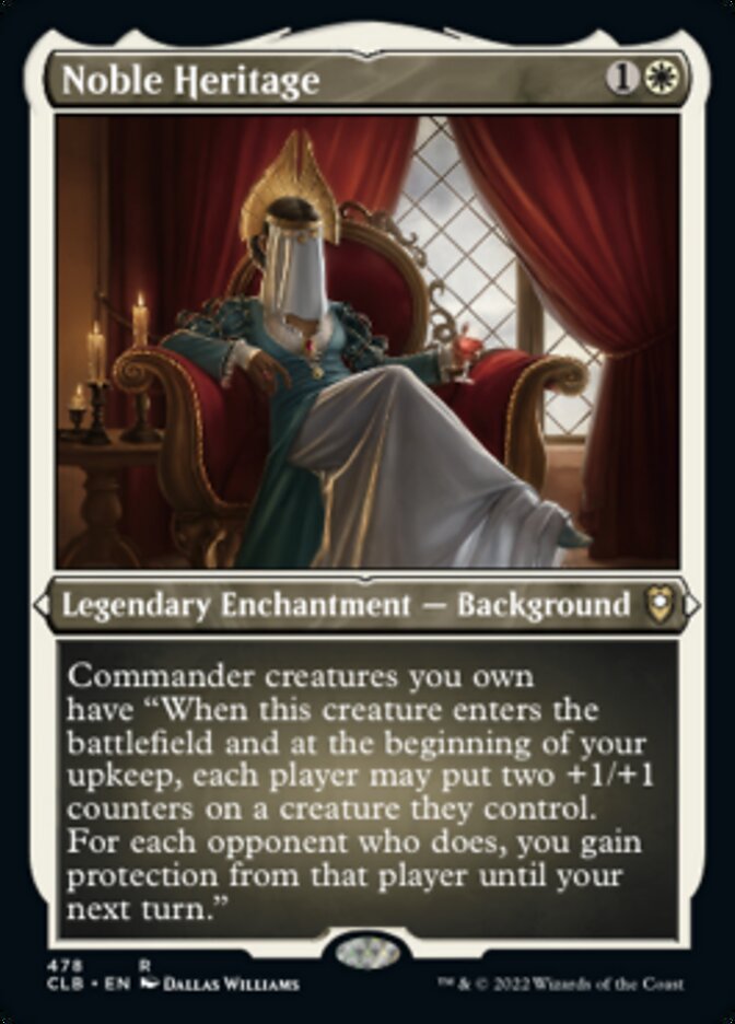 Noble Heritage (Foil Etched) [Commander Legends: Battle for Baldur's Gate] | Gam3 Escape