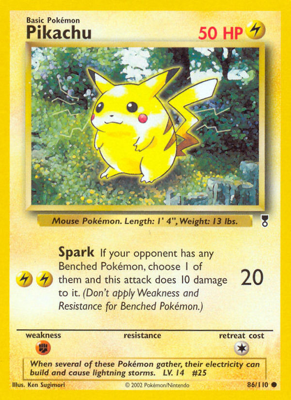 Pikachu (86/110) [Legendary Collection] | Gam3 Escape