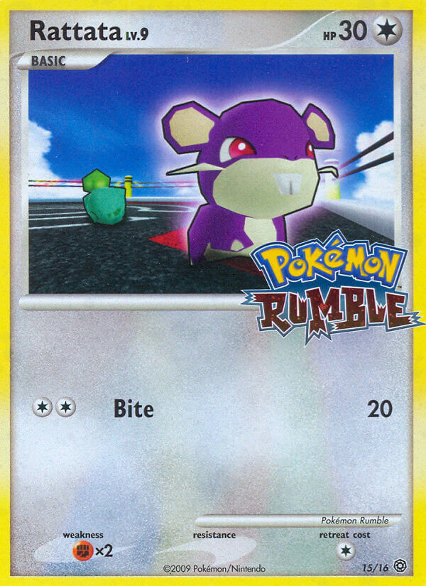 Rattata (15/16) [Pokémon Rumble] | Gam3 Escape