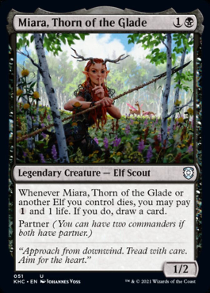 Miara, Thorn of the Glade [Kaldheim Commander] | Gam3 Escape