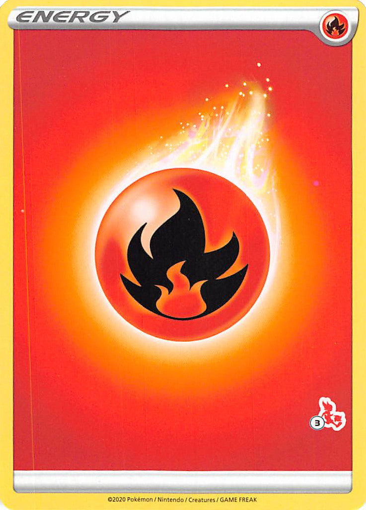 Fire Energy (Cinderace Stamp #3) [Battle Academy 2022] | Gam3 Escape