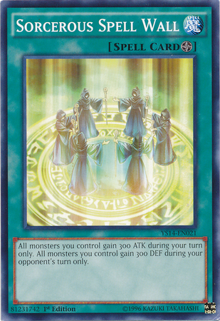 Sorcerous Spell Wall [YS14-EN021] Common | Gam3 Escape