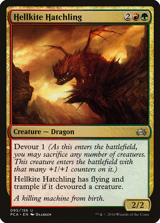 Hellkite Hatchling [Planechase Anthology] | Gam3 Escape