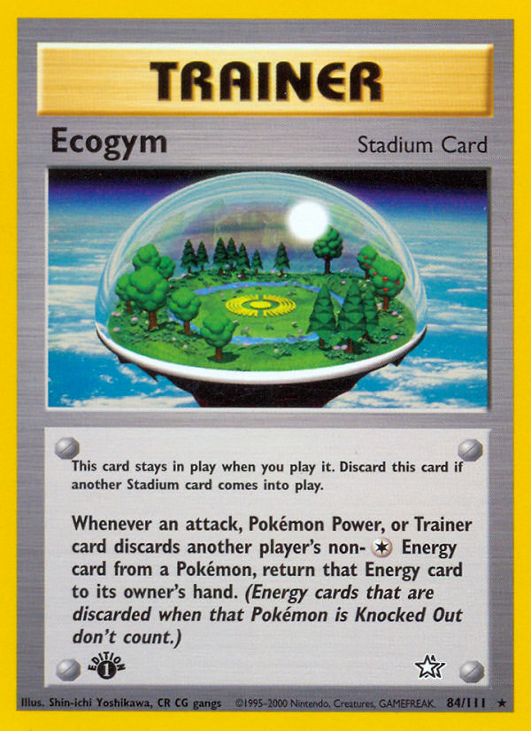 Ecogym (84/111) [Neo Genesis 1st Edition] | Gam3 Escape