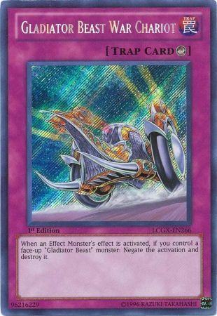 Gladiator Beast War Chariot [LCGX-EN266] Secret Rare | Gam3 Escape