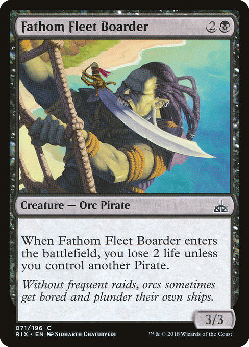 Fathom Fleet Boarder [Rivals of Ixalan] | Gam3 Escape