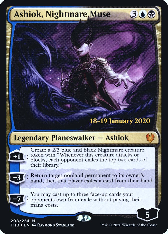 Ashiok, Nightmare Muse [Theros Beyond Death Prerelease Promos] | Gam3 Escape