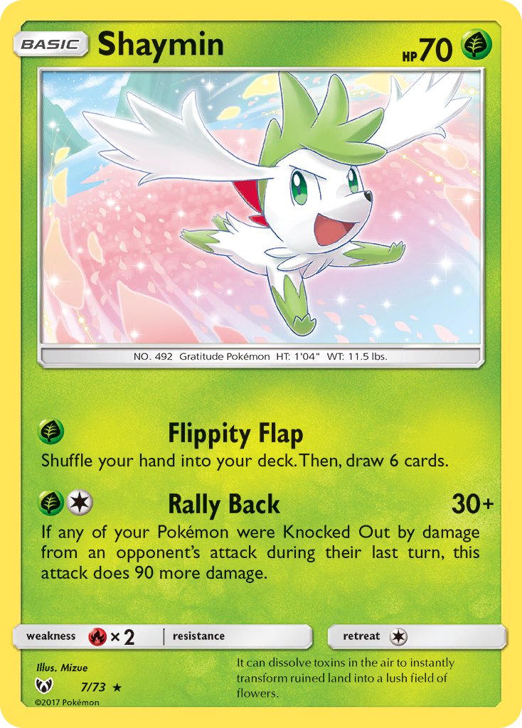 Shaymin (7/73) [Sun & Moon: Shining Legends] | Gam3 Escape