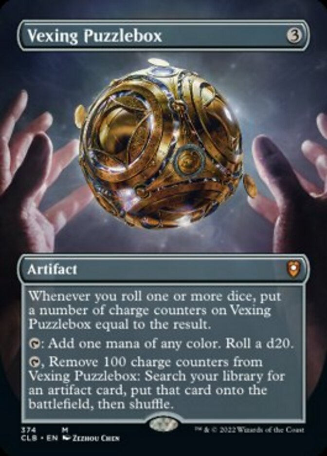 Vexing Puzzlebox (Borderless Alternate Art) [Commander Legends: Battle for Baldur's Gate] | Gam3 Escape