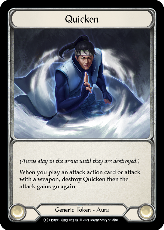 Quicken (Rainbow Foil) [CRU196-RF] Unlimited Rainbow Foil | Gam3 Escape