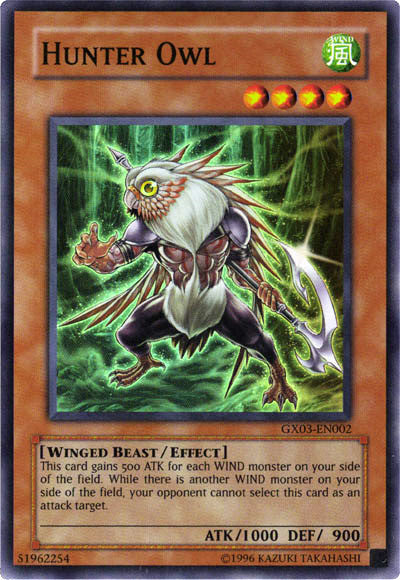 Hunter Owl [GX03-EN002] Super Rare | Gam3 Escape