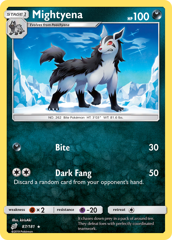 Mightyena (87/181) [Sun & Moon: Team Up] | Gam3 Escape