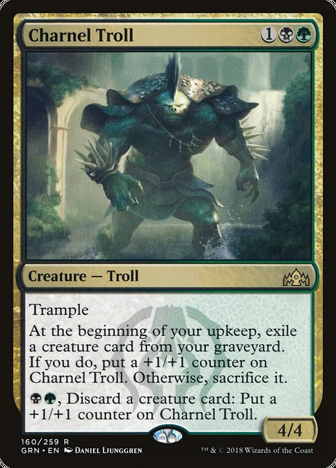 Charnel Troll [Guilds of Ravnica] | Gam3 Escape