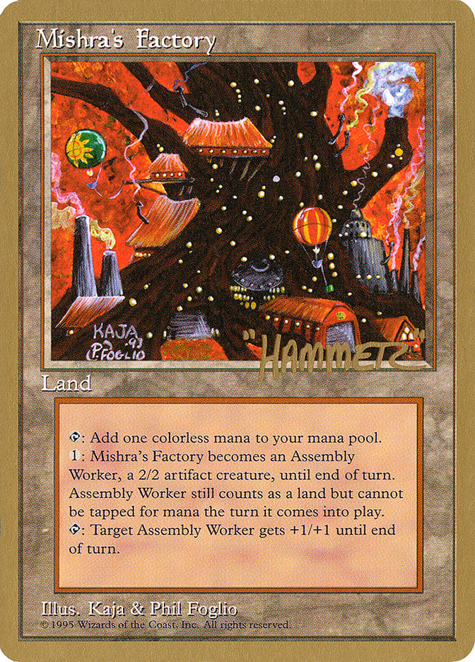 Mishra's Factory (Shawn "Hammer" Regnier) [Pro Tour Collector Set] | Gam3 Escape