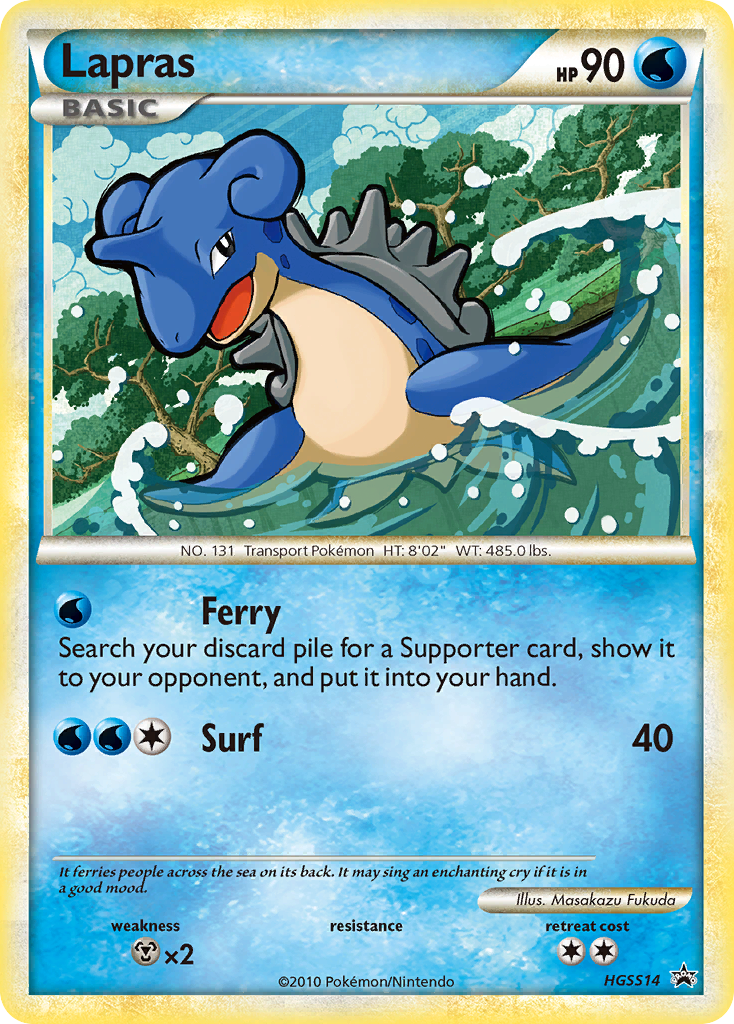 Lapras (HGSS14) [HeartGold & SoulSilver: Black Star Promos] | Gam3 Escape