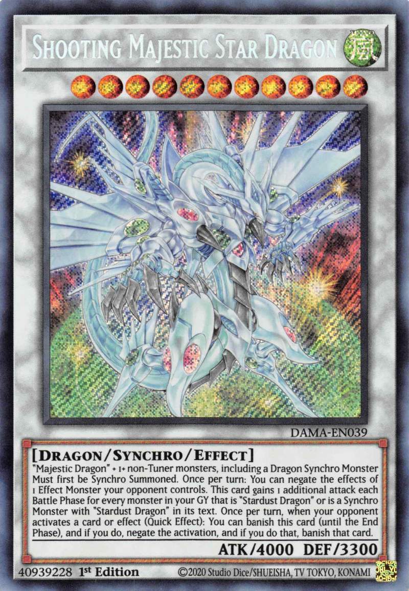 Shooting Majestic Star Dragon [DAMA-EN039] Starlight Rare | Gam3 Escape