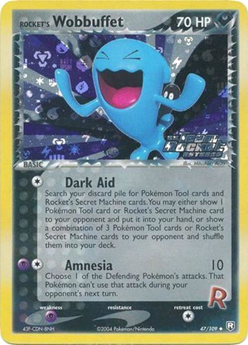 Rocket's Wobbuffet (47/109) (Stamped) [EX: Team Rocket Returns] | Gam3 Escape