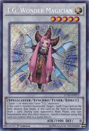 T.G. Wonder Magician [LC5D-EN213] Secret Rare | Gam3 Escape