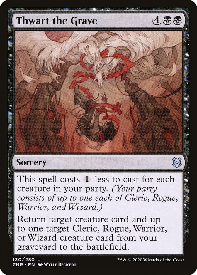 Thwart the Grave [Zendikar Rising] | Gam3 Escape
